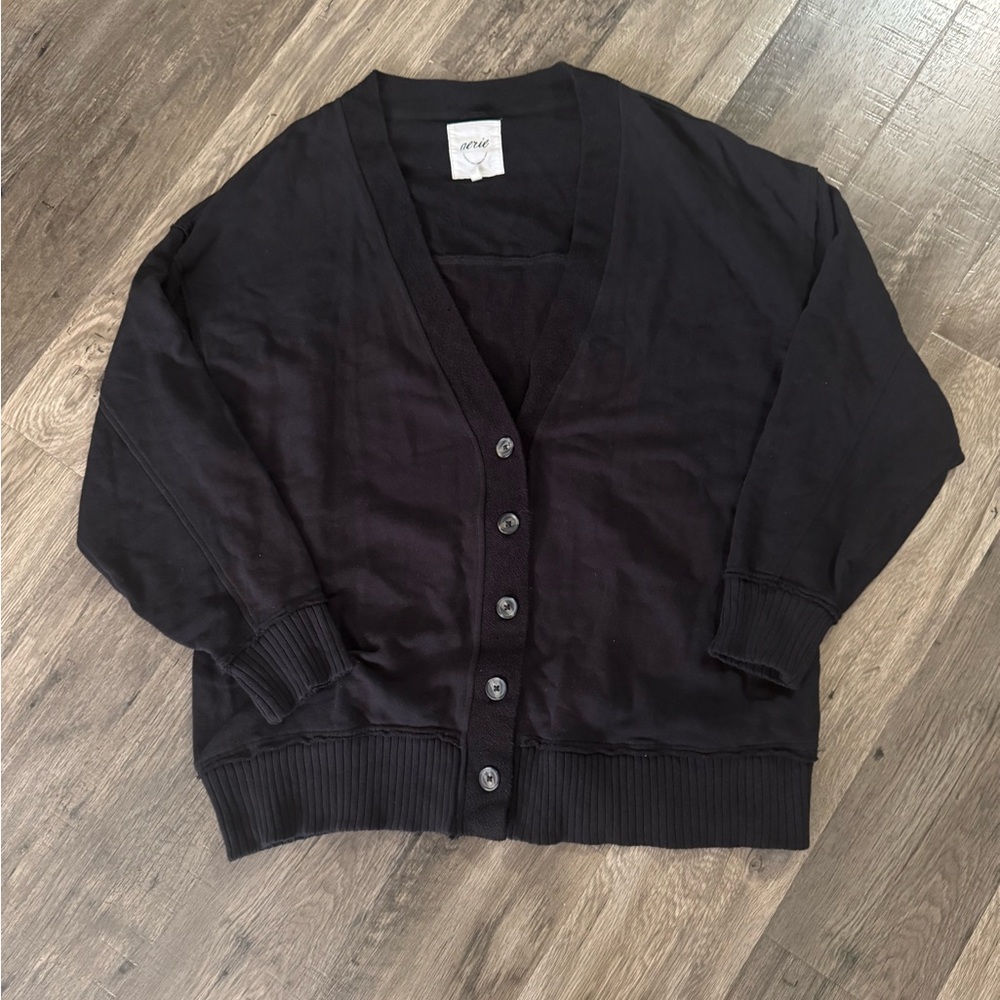 Aerie Black Cardigan